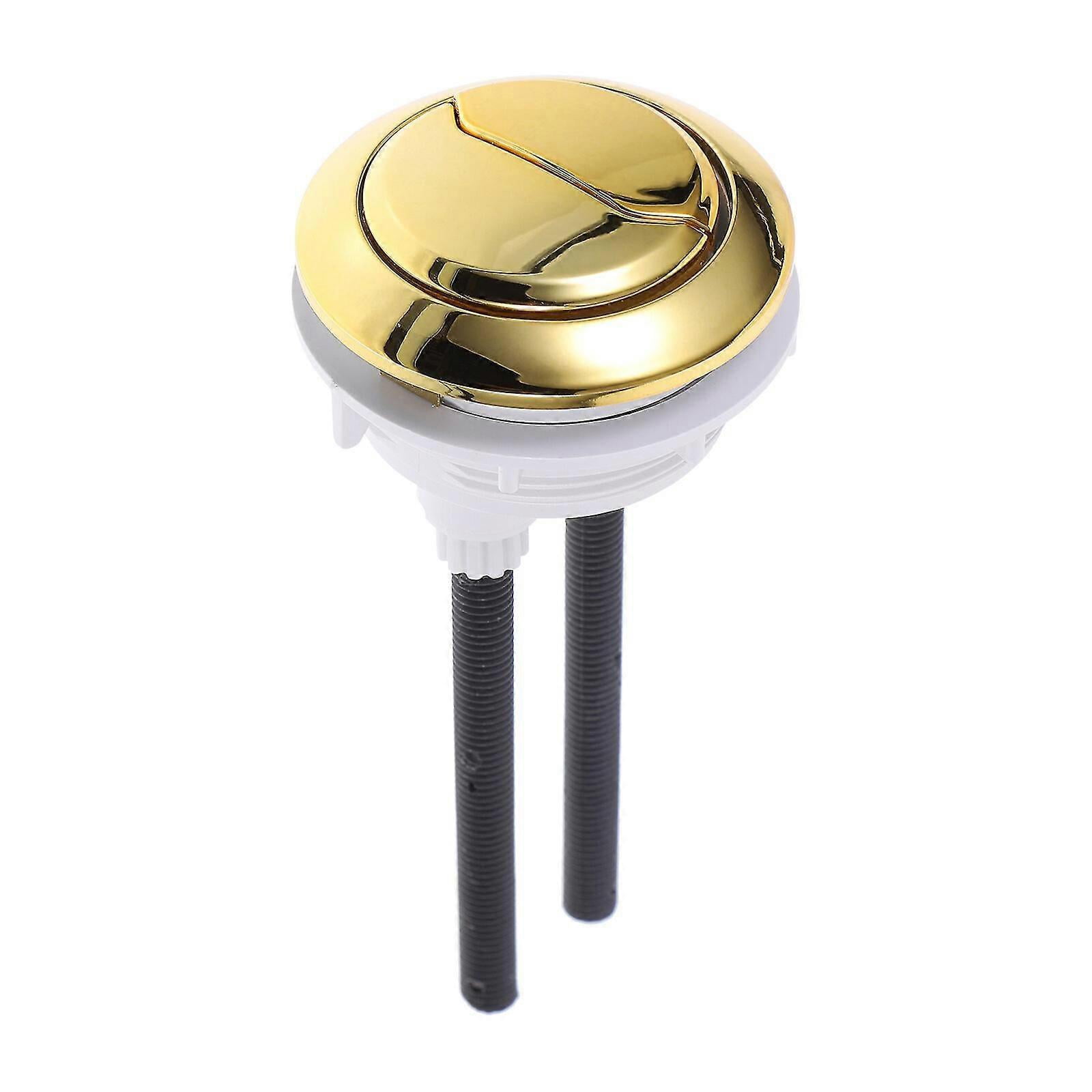 Botón De Inodoro De Doble Descarga – Eficiente, Cromado Y Fácil De Instalar, Compatible Con Tanques De 38-49 Mm