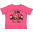 thumbnail image 3 of Inktastic In October We Wear Pink with Ribbon and Pink Pumpkins Boys or Girls Toddler T-Shirt, 3 of 5