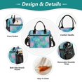 thumbnail image 6 of Large Insulated Lunch Bags for Women Men Leakproof Thermal Meal Lunch Tote Bag for Office Work Picnic Travel Tie-dye Dandelions Pattern 9L, 6 of 6