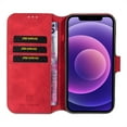 thumbnail image 4 of Allytech iPhone 13 Pro Max Wallet Case with Card Holder, Premium PU Leather Magnetic Closure Stand TPU Back Shockproof Shell Case with Detachable Hand Strap for iPhone 13 Pro Max 6.7-inch 2021, Red, 4 of 4
