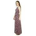 thumbnail image 7 of Bimba Women Long Floral Maxi Dress Multicolor Rayon Day Gown Chic Style, 7 of 7