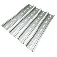 thumbnail image 2 of Electrodepot 4 Pieces DIN Rail Slotted Aluminum 8" Inches Long 35mm Width, 2 of 4