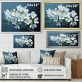 thumbnail image 4 of Designart "Apple Blossom Monochromatic gracefulness VIII" Apple Blossom Canvas Wall Art, 4 of 5