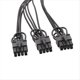 thumbnail image 5 of Cable de Fuente de Alimentación PCIE 3x8 Pines A 12+ Cable Modular de Fuente Alimentación PCIE de 12+ para Fuente de Alimentación Modular ARESGAME, 5 of 6