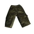 thumbnail image 5 of 1/12 Scale Male Figure Cargo Pants with Extra Pockets for 6inch Male Action Figures Accessories Green, 5 of 8