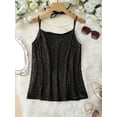 thumbnail image 2 of Women's Gold Sequin Camisole Tank Top, V-Neck, Sexy for Outerwear or Layering, Sparkly Top for Clubbing or Dates, 2 of 3