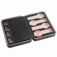 thumbnail image 3 of 8 Grids Watch Storage Box Organizer with Soft Fixing Band & Closure for Travel Business Home Case Display, 3 of 7