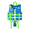 Blue Dinosaur, variant on Gogokids Kids Swim Vest Life Jacket Flotation Swimming Aid with Adjustable Safety Strap Age 1-9 Years/22-50Lbs, Blue Dinosaur