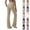 Khaki, variant on Stichou Women's Flare Leggings Stretchy High Waisted Bootcut 2026 Workout Yoga Pants Tummy Control Butt Lift Bell Bottom Jeans Brown 2XL