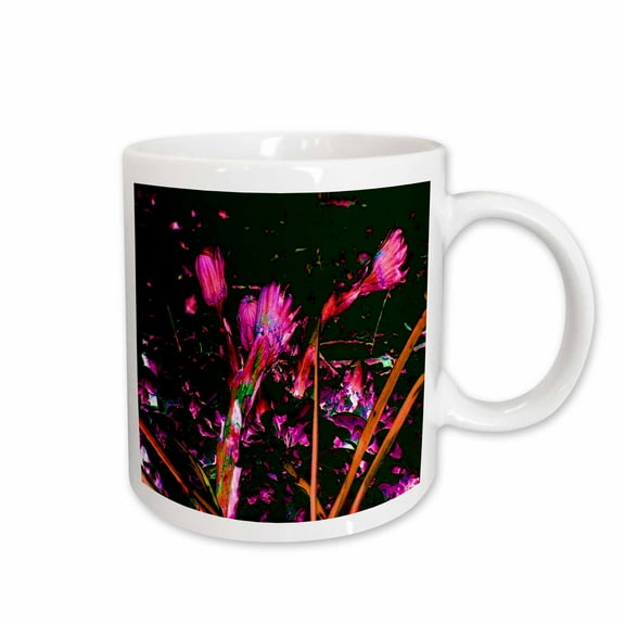 3drose, Wild Pink Floral Mirage, 11oz Mug