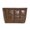Brown, variant on husxh Padded Quilted Makeup Storage Bag Large Capacity Makeup Organizer Bag Solid Color Women Makeup Pouch Puffer Makeup Bag