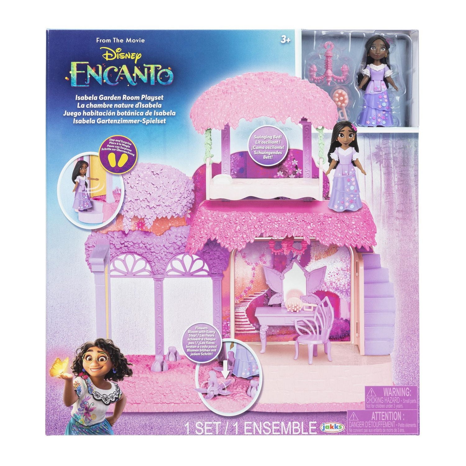 Disney Encanto Isabela Garden Room Small Doll Playset