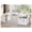White, variant on 77.1" Large Electric Standing Desk with 3 Drawers and Storage Cabinet, Height Adjustable Executive Desk for Home Office Desk