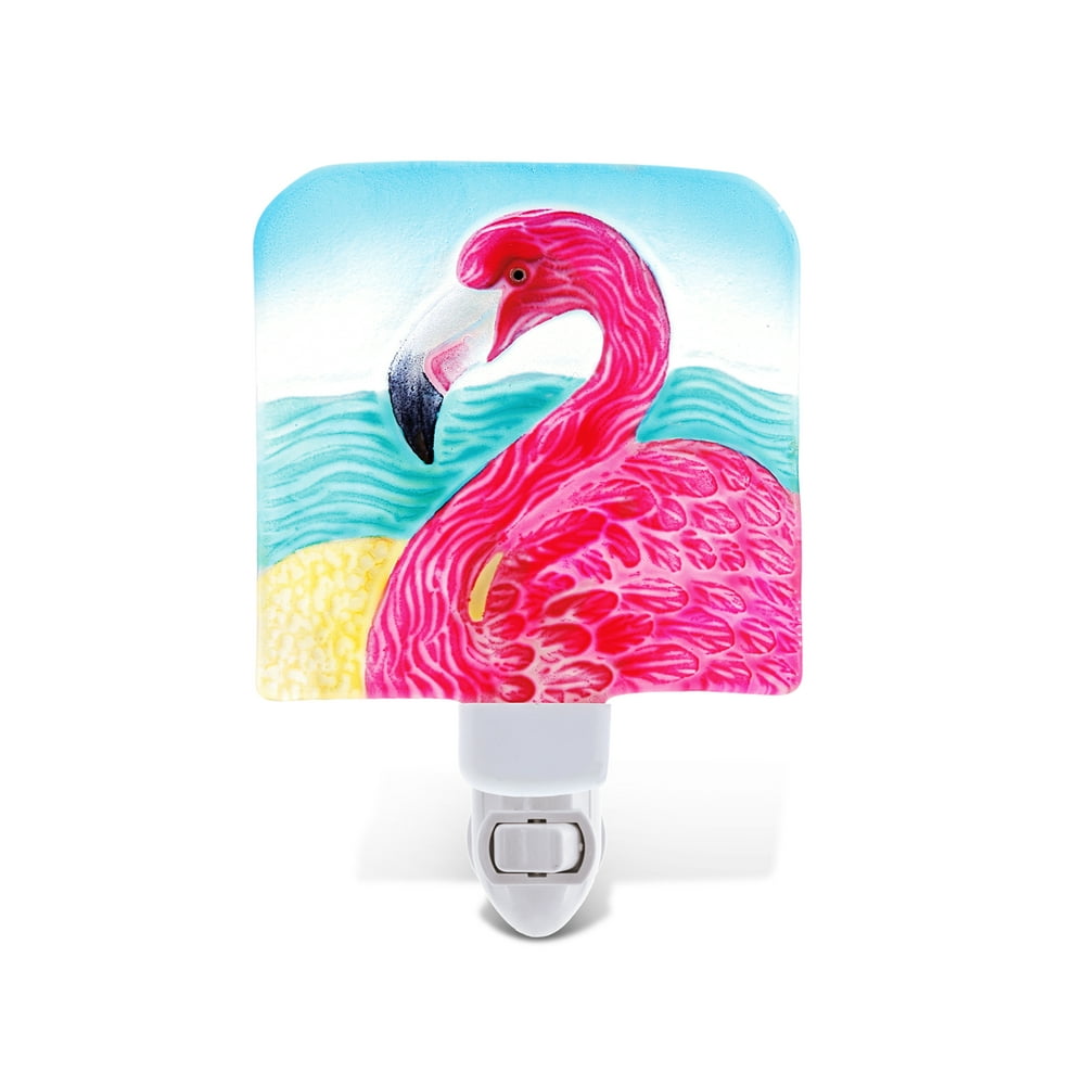 CoTa Global CoTa Global Flamingo Plug In Glass Night Light Energy
