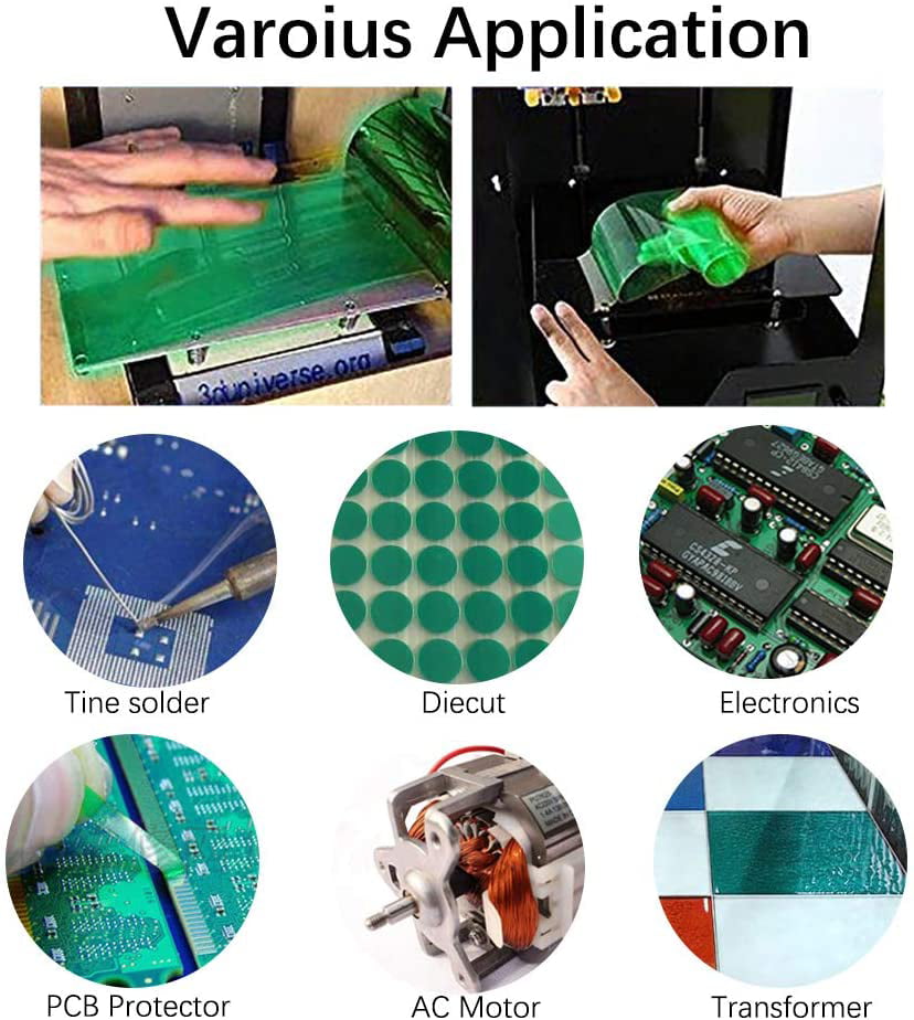 Powder Coating kit Polyester PET Tape Silicone Adhesive Powder Coating Tape 