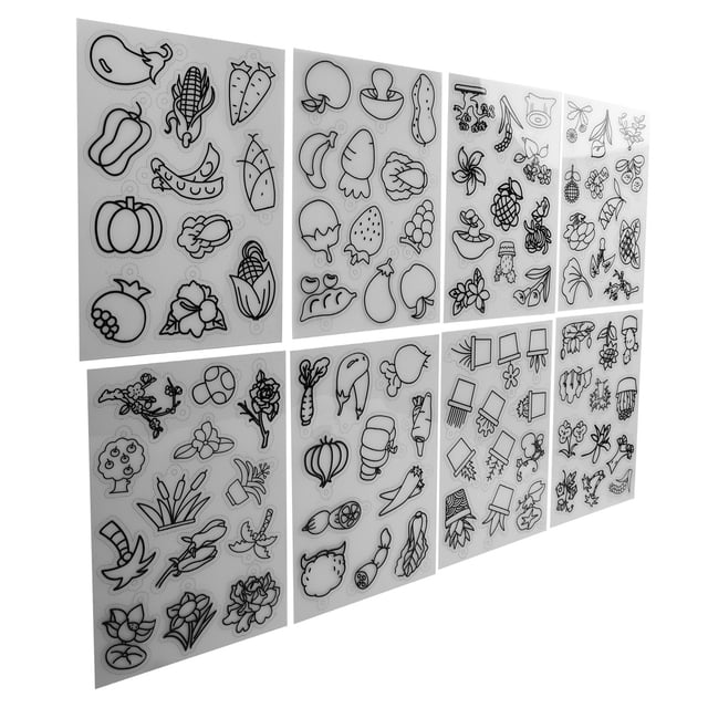 Papel Encogido de Dink, aplicacia Amplia patrones Hermosos de Arte Atrinky CREACINO DE FELICIDAD DE PAPEL Diferentes Estilos para Juguetes de Joyería para decoraciones