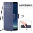 thumbnail image 4 of Étui pour Samsung Galaxy S8, Étui de Téléphone Mobile avec Porte-Cartes, Étui de Protection à Rabat avec Support - Bleu, 4 of 7