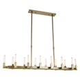 thumbnail image 2 of Elitco Lighting Corsica 14 light Burnished Brass Chandelier, 2 of 4
