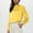 Yellow, variant on Babysbule Women's Long Sleeve Solid Button Blouse, Stylish Top for Summer, Fashionable Daily Wear, Lightweight Shirt for Party