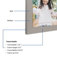 thumbnail image 3 of ArtToFrames 18" x 30" Malabar Picture Frame, 18x30 inch Gray MDF Poster Frame (WOM-5364),  Pack, 3 of 8