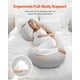 thumbnail image 3 of Almohada para embarazo VEVOR en forma de C con soporte para todo el cuerpo, 3 of 9