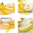 thumbnail image 4 of Rebanador de plátanos: utensilio de cocina para rebanador de plátanos seguro, rápido y fácil - ABS + estructura de acero inoxidable/plástico, 4 of 5