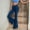 Navy, variant on CALAFEBILA Womens Flare Jeans Fashion Full-Length High Waist Jeans for Women Denim Trousers Casual Tummy Control Jeans for Women 2025
