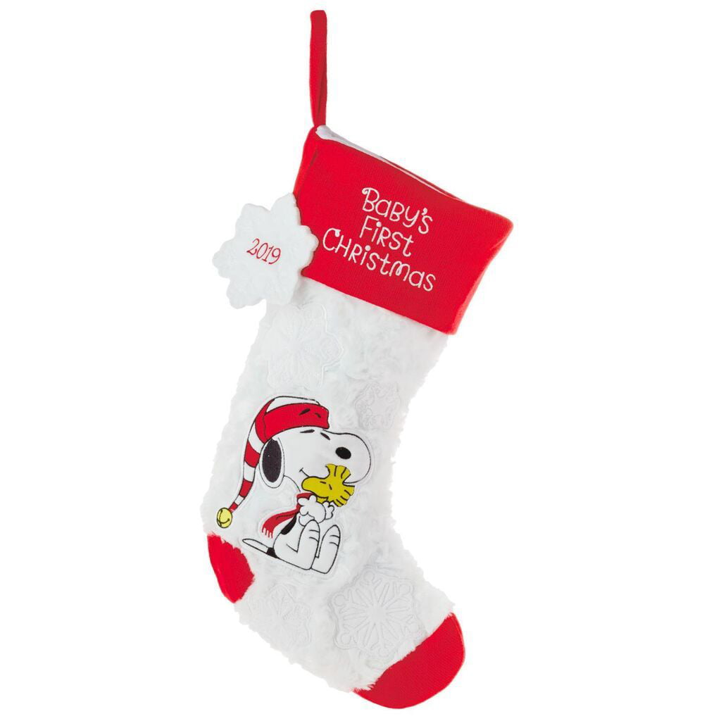 Peanuts Green 18 inch Stocking Merry Christmas Brand New with Tag 