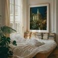 thumbnail image 4 of Riverwalk at Night, Chicago - Chicago Illinois Photography Cityscape Architecture Nightlife Skyline Water Bridge Travel Poster Unframed Wall Art Print 22 x 28 inches, 4 of 13