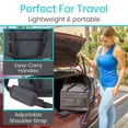 thumbnail image 5 of Vive Travel Bag for Ice Therapy Machines – Fits Polar Active, Ossur Cold Rush, Nehoo & More – Heavy-Duty Cryotherapy Storage for Post-Surgery Knee & Shoulder – Supports up to 50 lb, Gray, 5 of 9