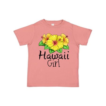 

Inktastic Hawaii Girl- Hibiscus Flowers Gift Toddler Toddler Girl T-Shirt