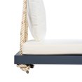 thumbnail image 5 of Hanging Porch Swing Bench with Cushion&Pillows, 10.8Ft Hemp Ropes for Garden,Backyard, Lawn, 5 of 5