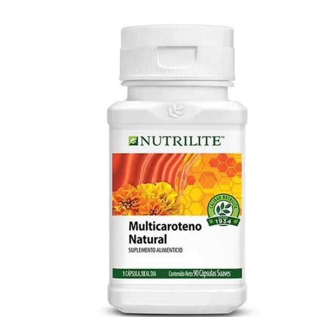 Suplemento Multicaroteno 90 Capsulas Antioxidante Natural Amway Multi beneficio