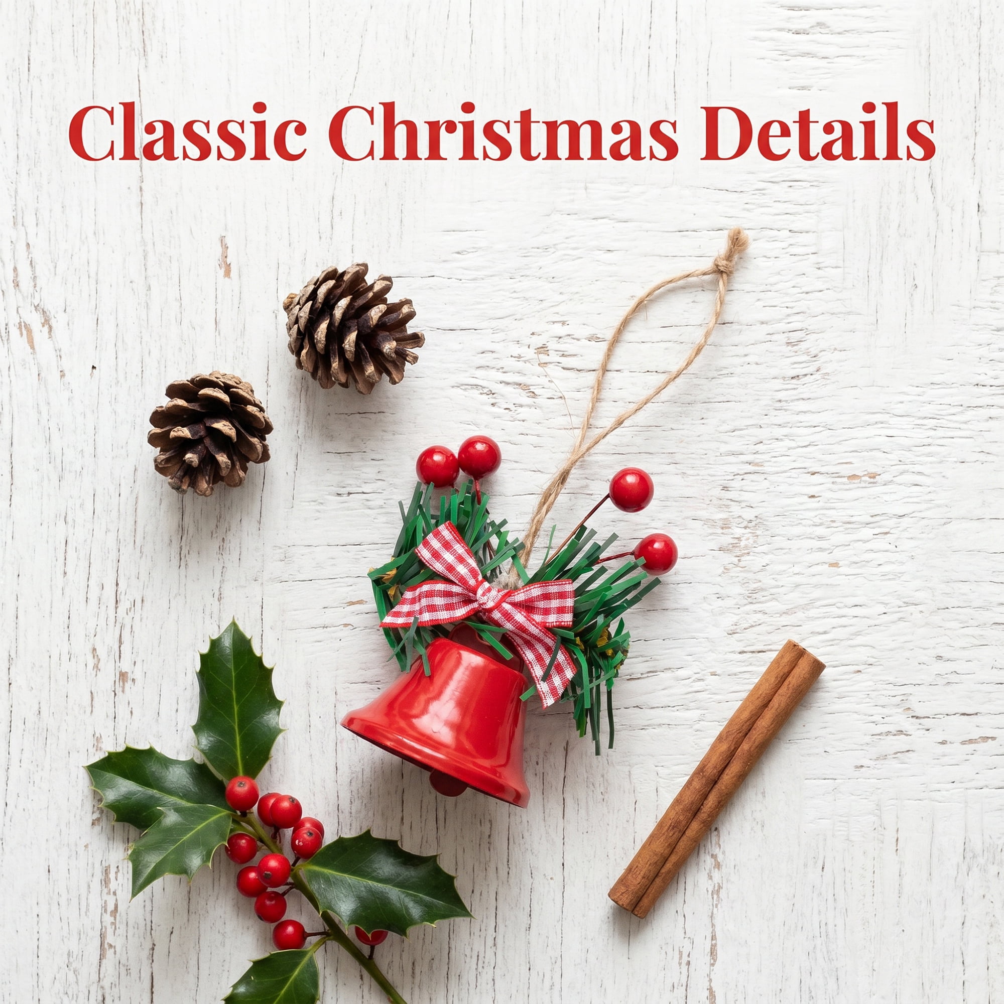 Unique Bargains 10Pcs Christmas Ornaments Rustic Iron Bells Red 1.8"L x 1.8"W x 5.3"H