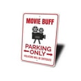 thumbnail image 4 of Movie Buff Parking Novelty Decor, Metal Wall Sign - 10x14 Inches, 4 of 4