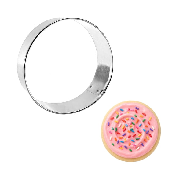 Biscuit Circle Cookie Cutter 3 inches O1065 - The Cookie Cutter Shop - Tin Plated Steel Cookie Cutter