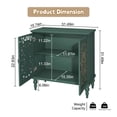 thumbnail image 4 of HLR 31.49" Accent Cabinet, 2 Doors Sideboards and Buffets Cabinet Buffet Cabinet with Storage for Living Room, Green, 4 of 7