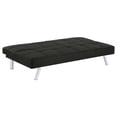 thumbnail image 3 of Joel Upholstered Tufted Convertible Sofa Bed Black, 3 of 9