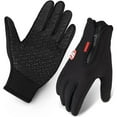 thumbnail image 3 of Lilvigor Winter Gloves Touch Screen Warm Gloves Cold Weather Windproof Cycling Driving Riding Bike Telefingers Thermal Gloves Non-Slip Silicone Gel Adjustable Full Finger Mittens, 3 of 7