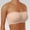 A1_Beige, variant on VISALY Women Strapless Bandeau Bra Seamless Stretch Tube Top Brassiere Built In Support Pads Strapless Bras Non-Slip Push Up Wireless Bandeau Bra Seamless Padded Tube Top Supportive Bralette Beige S