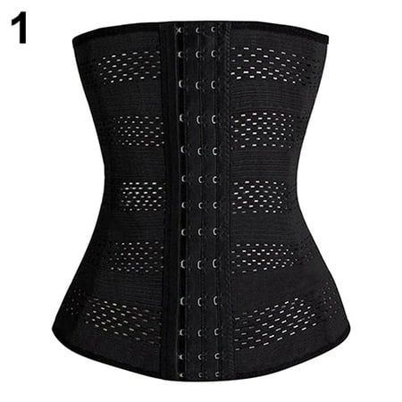 

JENPECH Women Body Shaper Rubber Waist Trainer Cincher Underbust Corset Shapewear