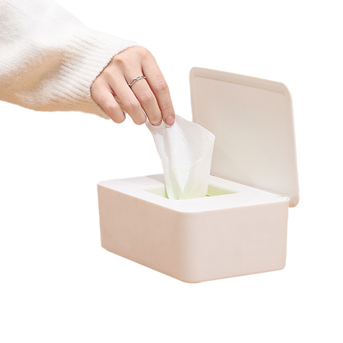 Tissue Boxes Rectangular Napkin Storage Box Holder Tissue Dispenser for