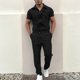 thumbnail image 2 of Nuevo Mono para Hombre, pantalones informales holgados De una pieza, monos, mono De manga corta a la moda, Ropa De Calle para Hombre, 2 of 5