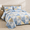 Blue Yellow-King 90“×110”, variant on Grey Quilts Queen Size Patchwork Bedspread With 2owcases