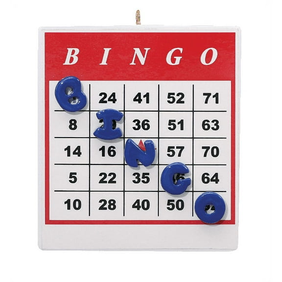 Bingo Personalized Christmas Ornament DO-IT-YOURSELF