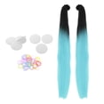 thumbnail image 4 of funtasica Pigtails Hair Tails Tails for Motorcycle Bike Blue, 4 of 9