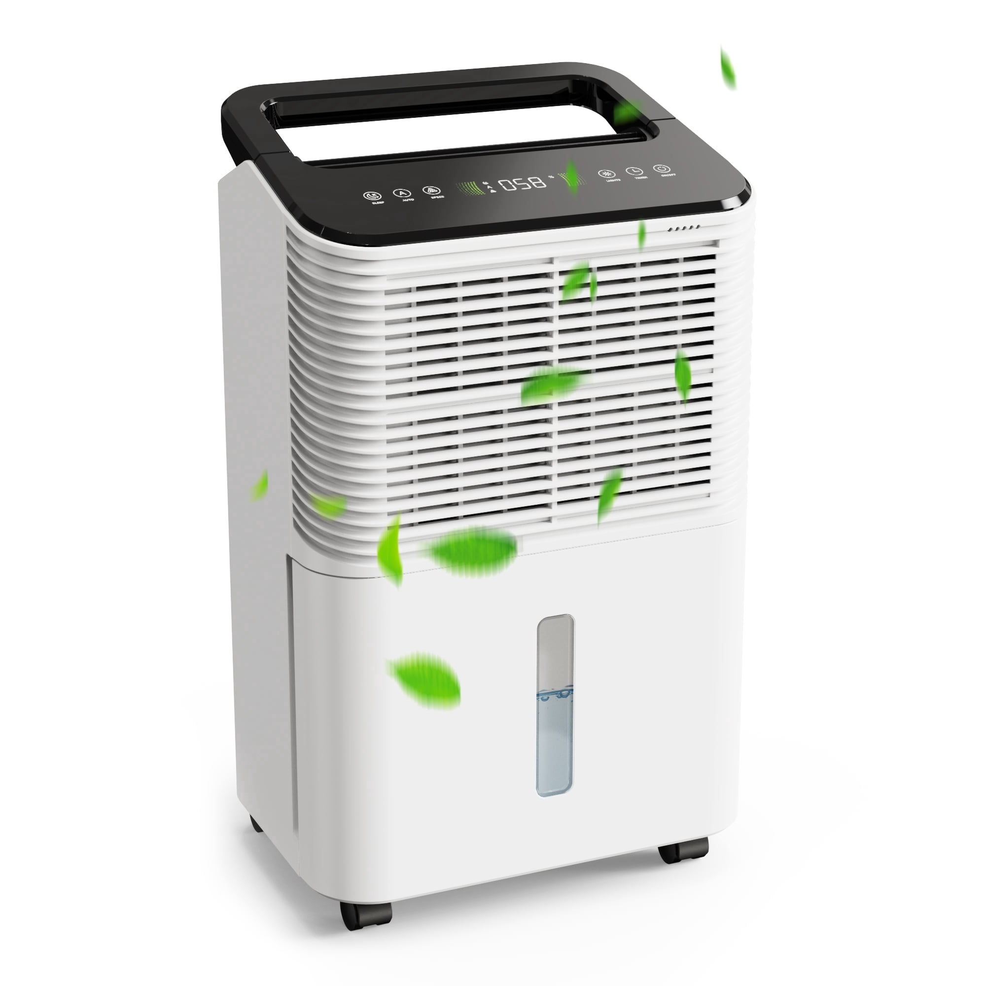ALROCKET 12 Pints (DOE) Dehumidifier for Home  MAX 50 Pints/Day  85 OZ Water Tank  Dehumidifiers  For Basements  Bathroom  Large room  up to 2000 Sq.ft  Auto-defrost  Smart Humidity Control  White