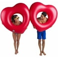 thumbnail image 3 of BigMouth Inc. Pool Floats Funny Inflatable Vinyl Summer Pool Or Beach Toys – Two Hearts, 3 of 5