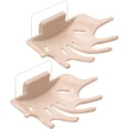thumbnail image 1 of Jabonera, paquete de 2 jaboneras para ducha, baño, cocina, mantener las barras de jabón limpias en seco, fácil de limpiar Fokelyi LRWJ969-3, 1 of 7