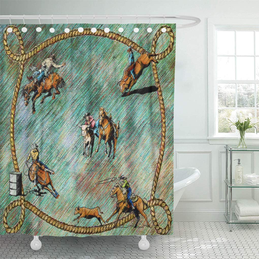 CYNLON Cowboy Western Rodeo Events Rope Cowgirl Horse ...